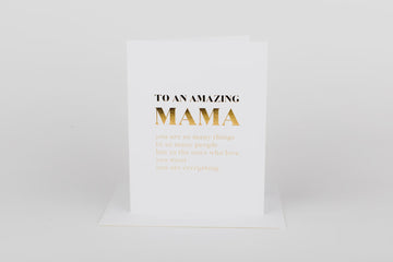To an Amazing Mama Card