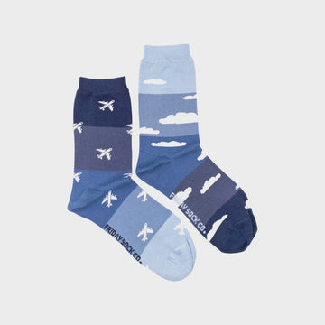 Plane & Cloud Women's Socks