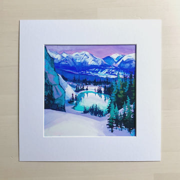 Grassi Lakes over Canmore - Kat Wright Print