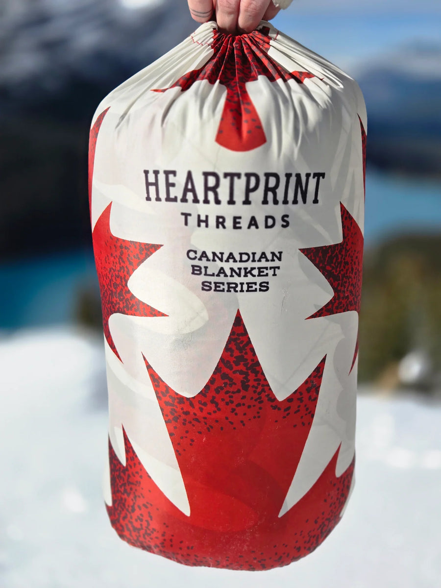 Canada Adventure Quilted Heartprint Blanket
