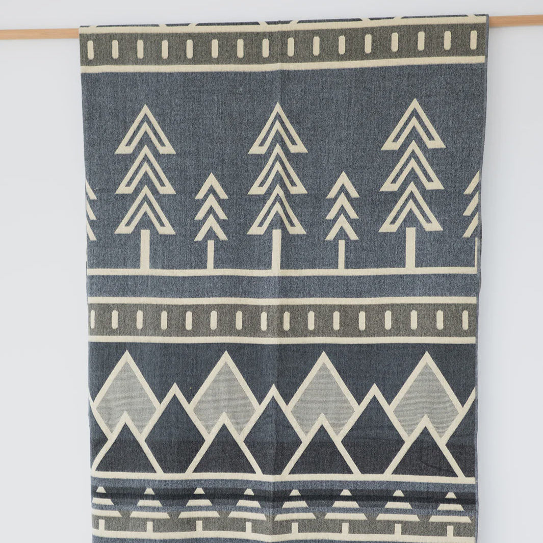 Fogline Treeline Heartprint Queen Blanket – Alberta's Own