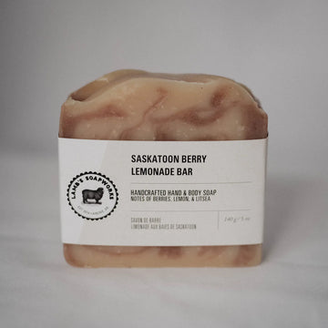 Saskatoon Berry Lemonade Natural Soap Bar