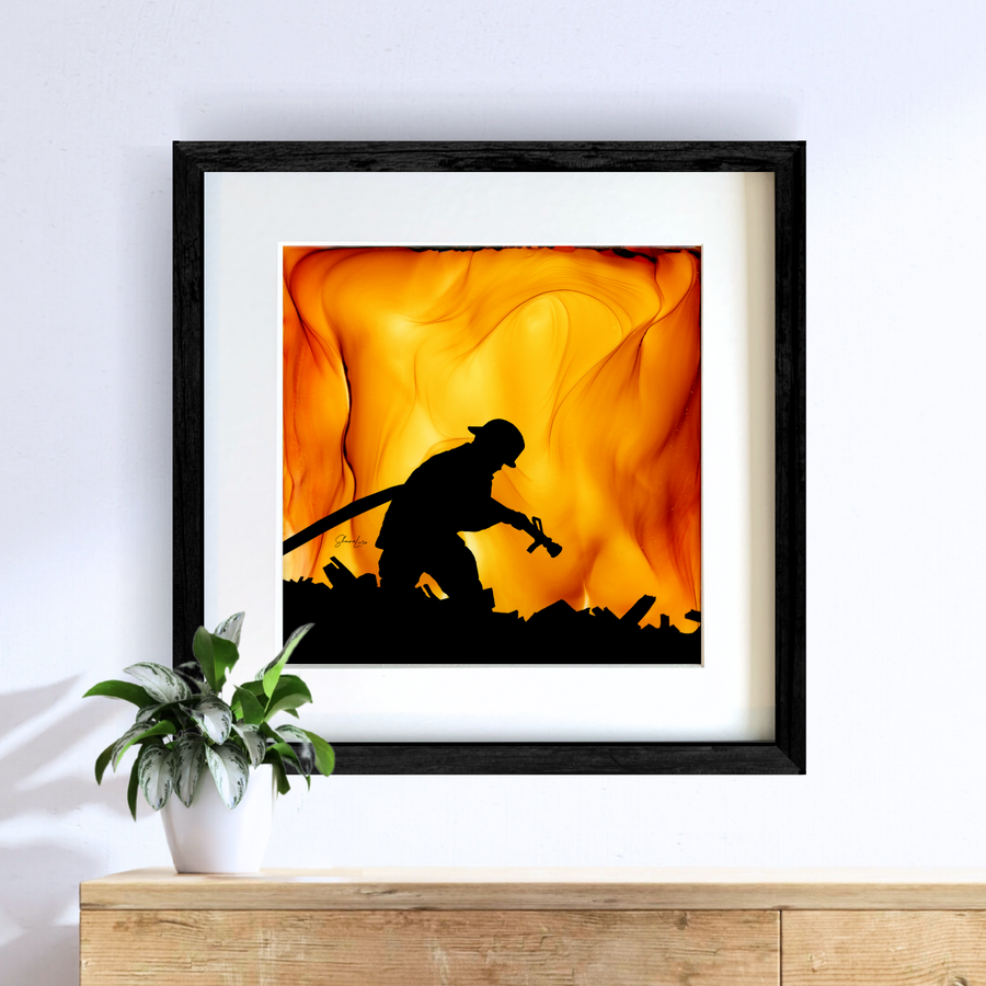 Overhaul Shauna Liora FIRE Art Print – Alberta’s Own