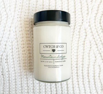 Mountain Lodge CWTCH 12oz Soy Candle