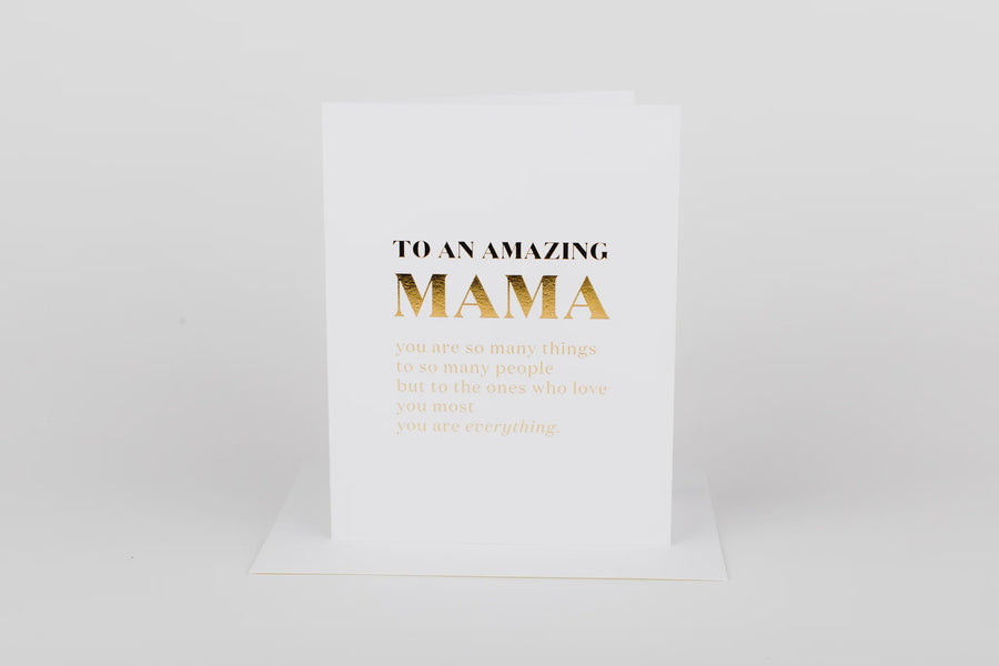 To an Amazing Mama Card