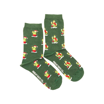 Women's Ugly Christmas Cactus Socks