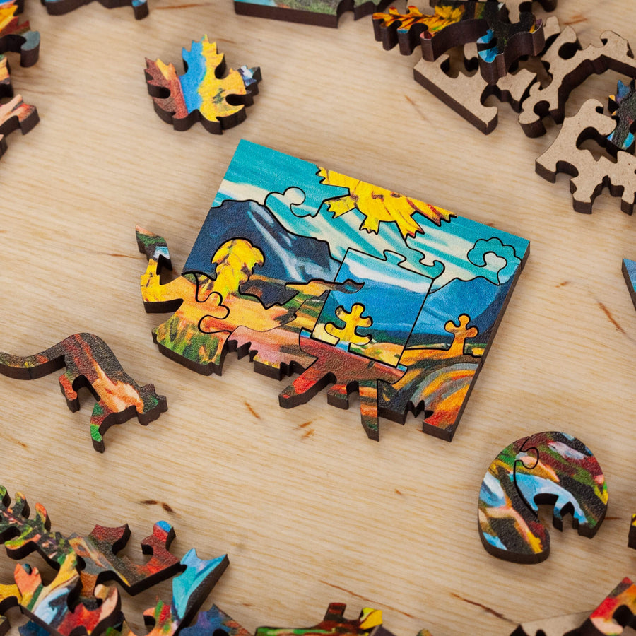 Larch Valley Wooden Mini Puzzle - Stumpcraft