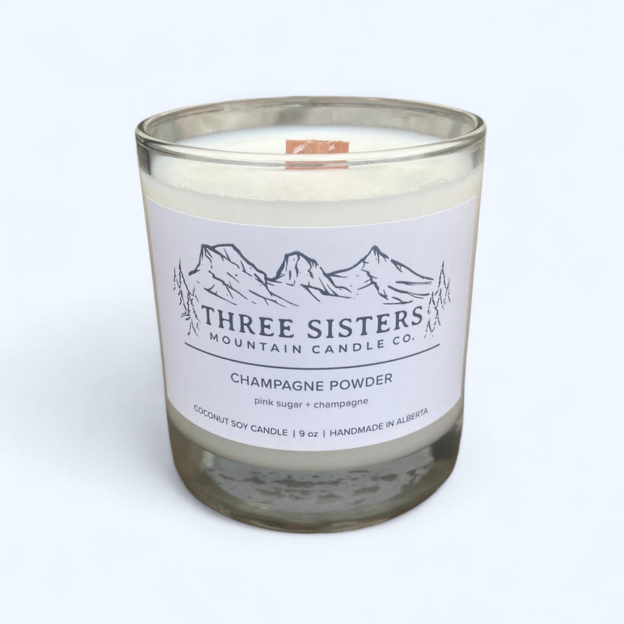 Champagne Powder Candle