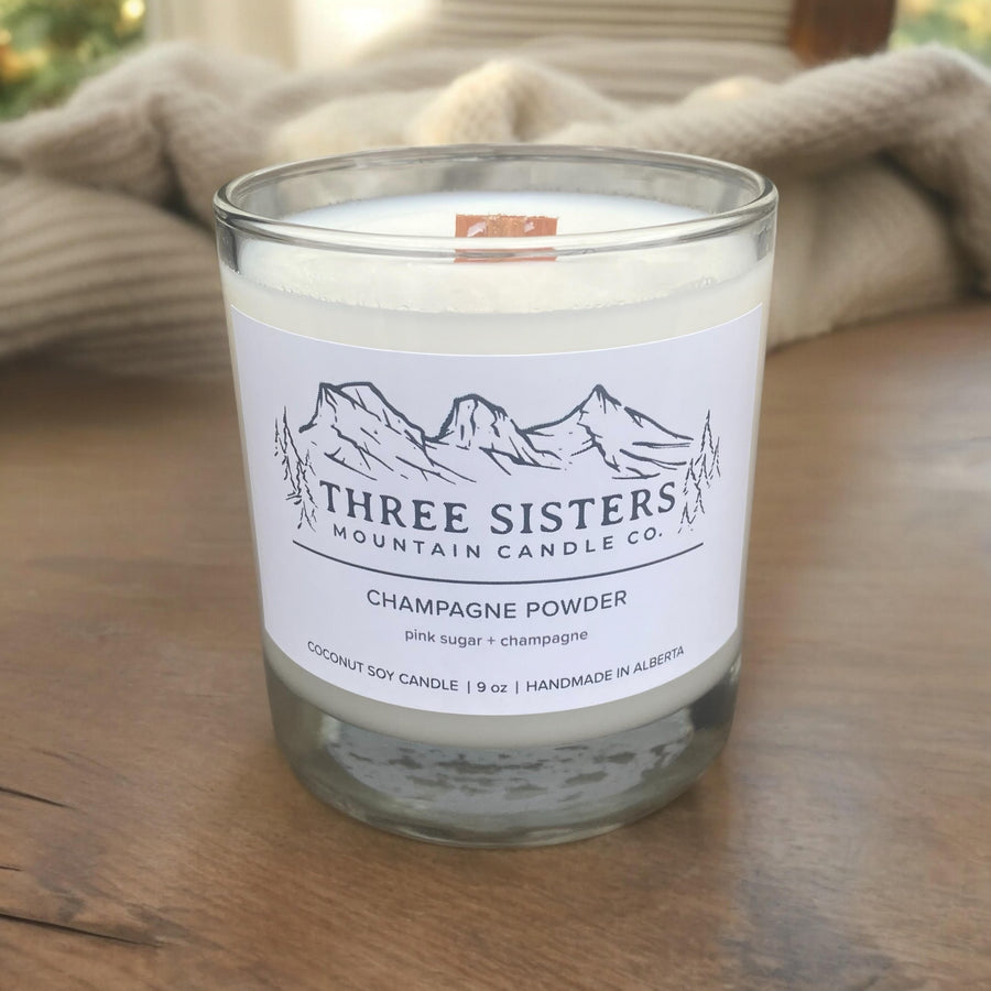 Champagne Powder Candle