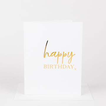 Happy Birthday -x Card