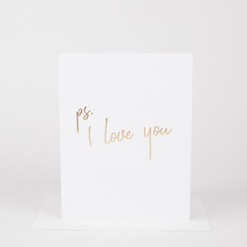 P.S. I Love You Card