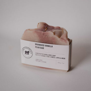 Brandied Pear Vanilla Natural Soap Bar