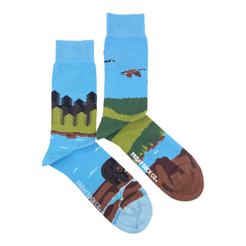 Canadian Shield Men's Landscape Socks