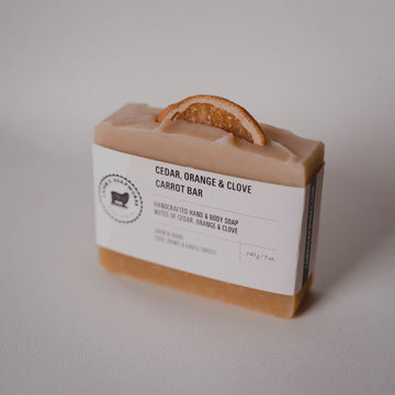 Cedar Orange Clove Natural Soap Bar