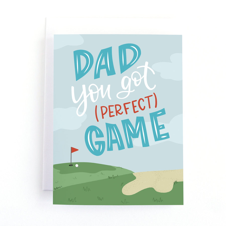 Dad Perfect Game Card