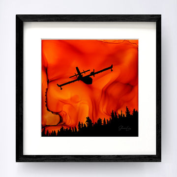 Fire in the Sky Shauna Liora FIRE Art Print