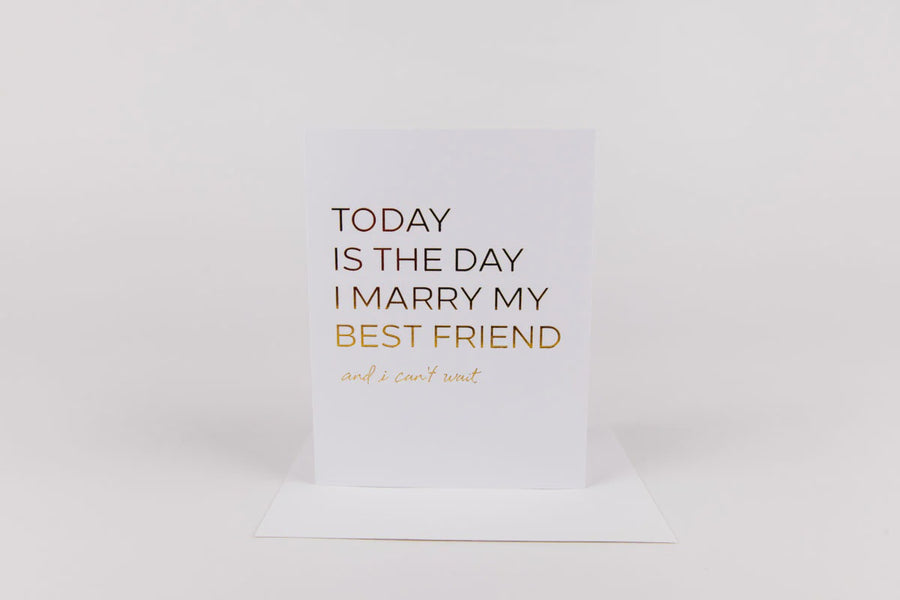 Marry My Best Friend Card