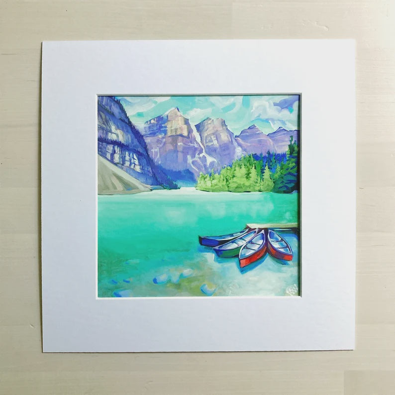 Rock Flour Blue - Kat Wright Print