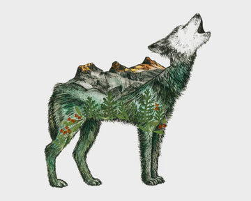 Wolf Sister Nak Creative Art Print