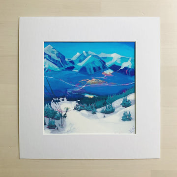 Ski Louise - Kat Wright Print