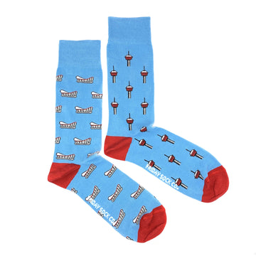 Men's Calgary Tower & Saddledome Socks